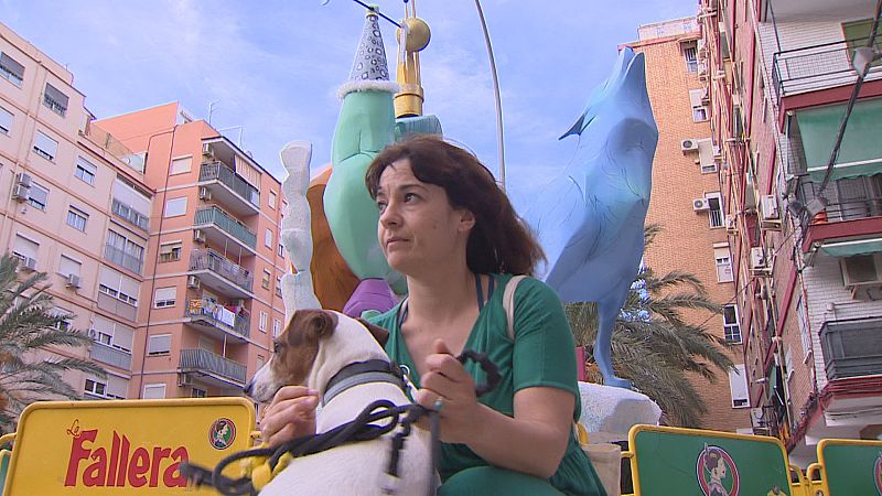 Los perros sufren con los petardos en las fiestas