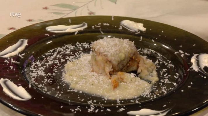 Aquí la Tierra - Receta de milhojas de berenjena rellenas de coliflor y bróco
