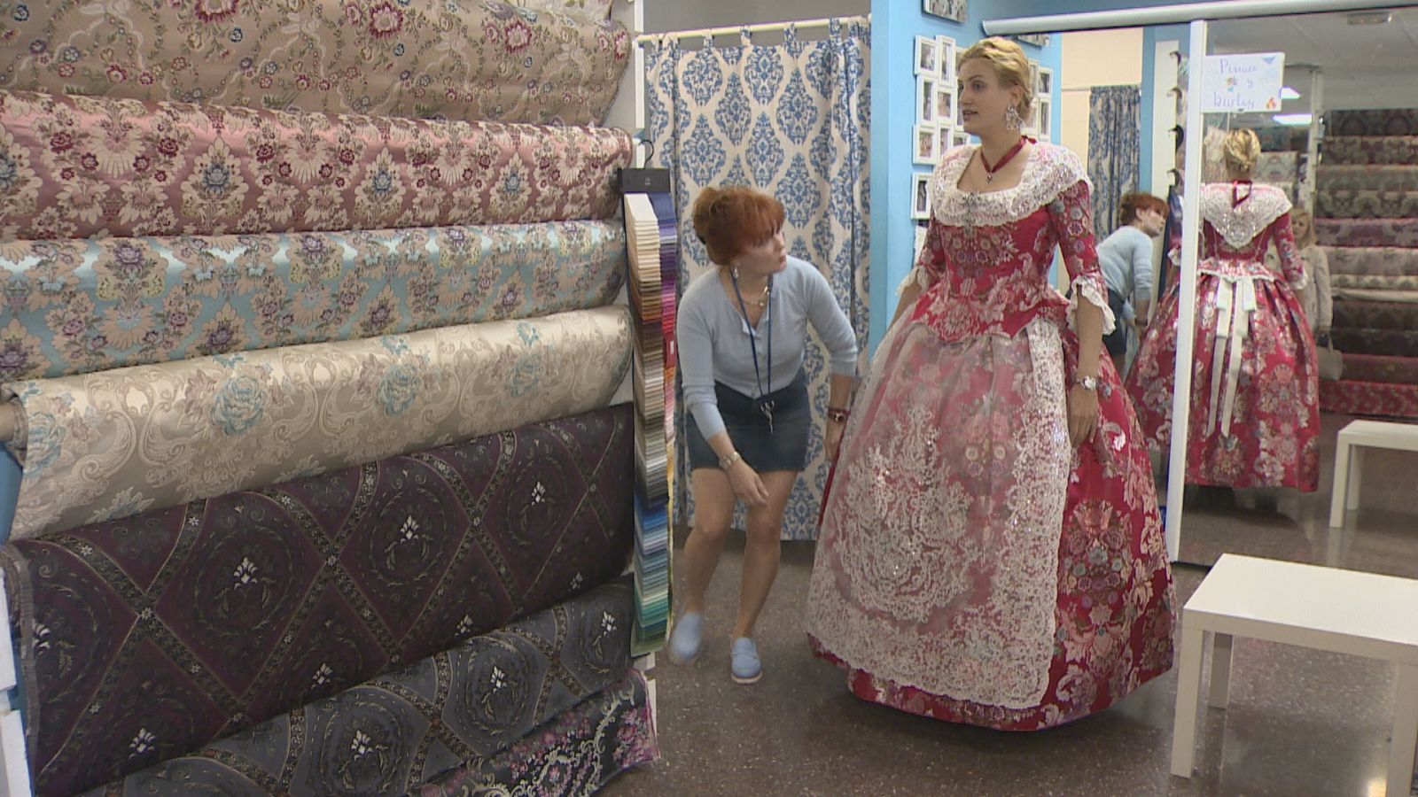 El gremio de la indumentaria fallera vive un incremento espectacular este año