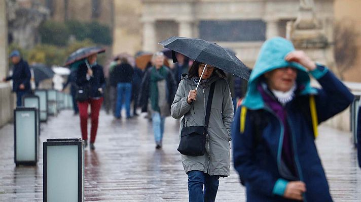 El tiempo - Este jueves hay bajada de temperaturas y lluvias débiles en el noroeste