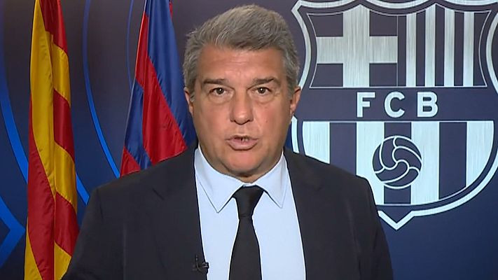 Telediario 1 - Laporta, sobre el 'caso Negreira': "Esta camapaña no es casualidad. Nos defenderemos y atacaremos"