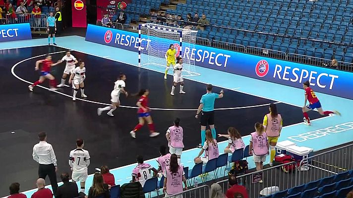 Fútbol Sala - Cto. de Europa Femenino. 1ª semifinal: España - Portugal