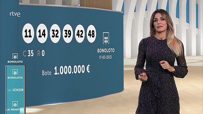Loterías - Sorteo de la Bonoloto y Euromillones del 17/03/2023