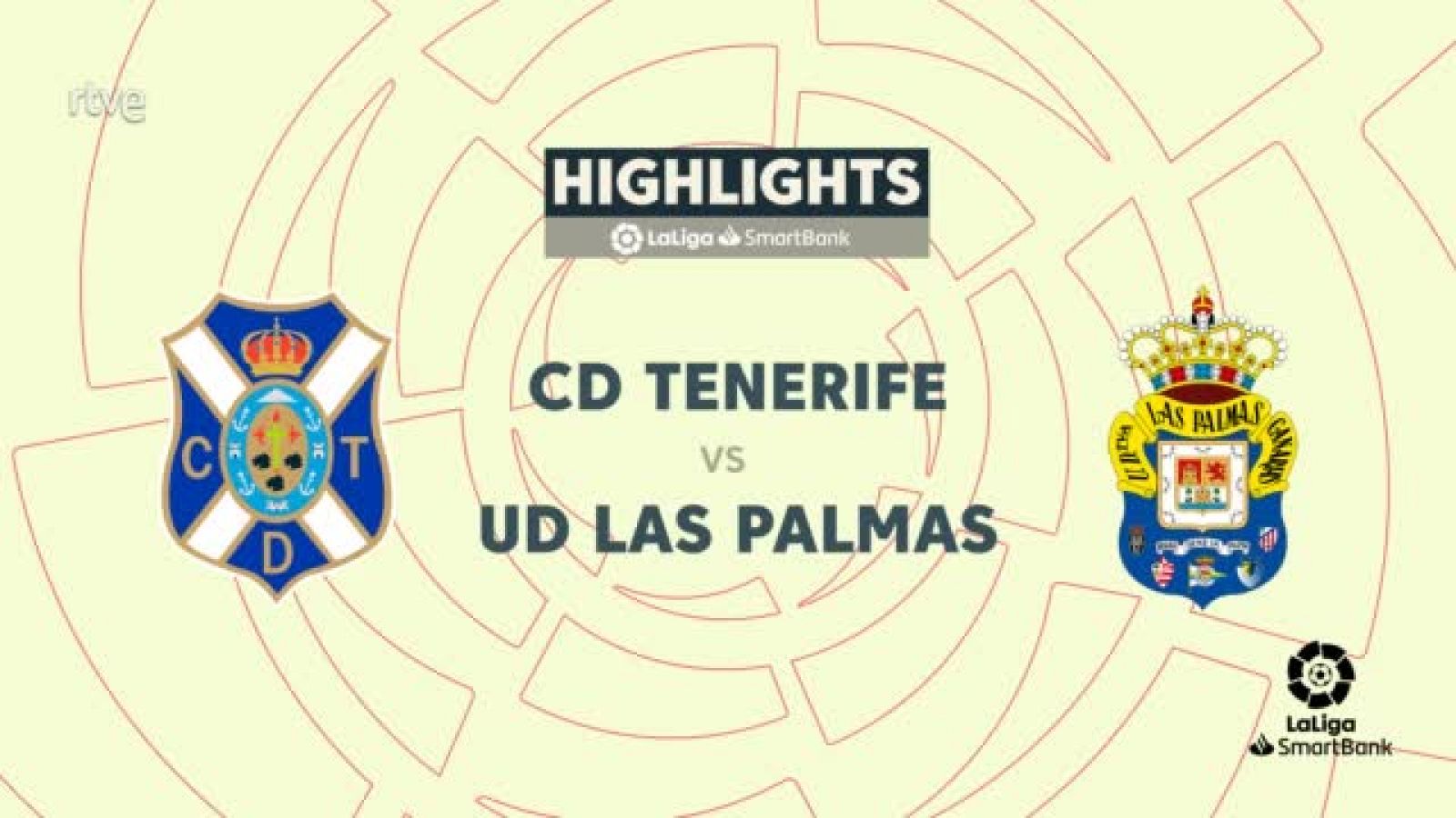 CD Tenerife - UD La Palmas: resumen del partido de 32ª jornada de Segunda - ver ahora