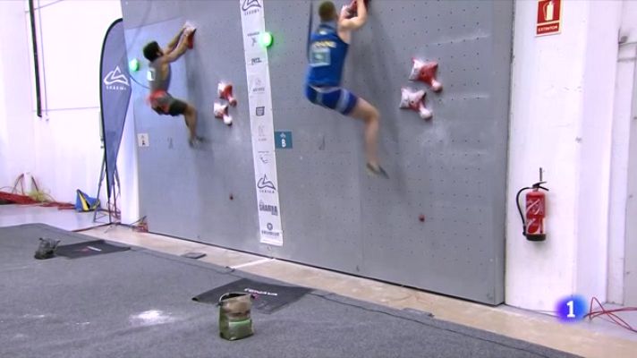 Telediario Fin de Semana - Bolyrev y Romero, ganadores en la Sharma de escalada en la modalidad de velocidad