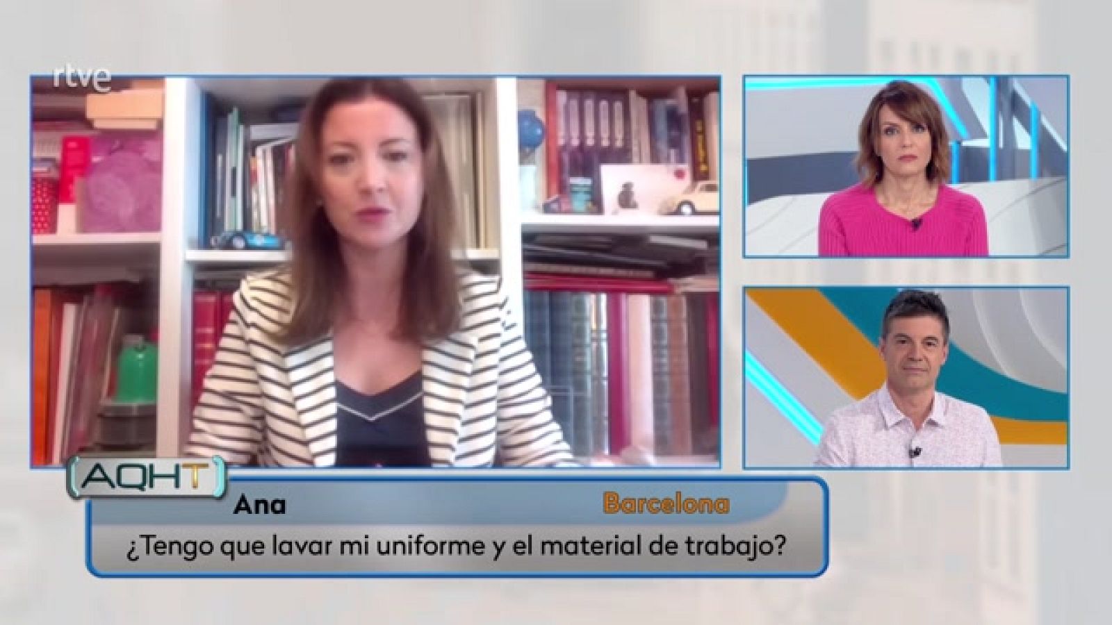 Aquí hay trabajo - ¿Tengo que limpiar el uniforme y el material de trabajo? - ver ahora