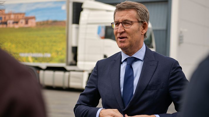 Telediario 2 - Feijóo compara "el interés por la sostenibilidad" de Macron con su reforma de las pensiones con "el parche" de Sánchez