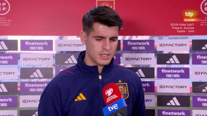  - Álvaro Morata, a TVE: "El billete a la Eurocopa se paga muy caro"
