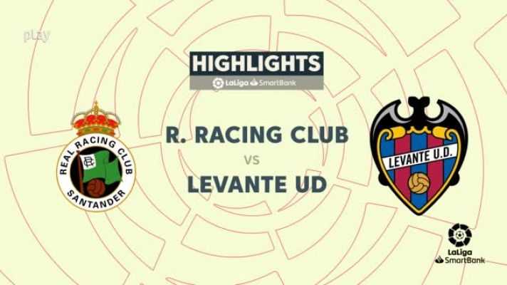 Resúmenes de LaLiga - Racing - Levante: resumen del partido, 33ª jornada