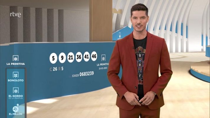 Loterías - Sorteo de la Bonoloto y Primitiva del 25/03/2023
