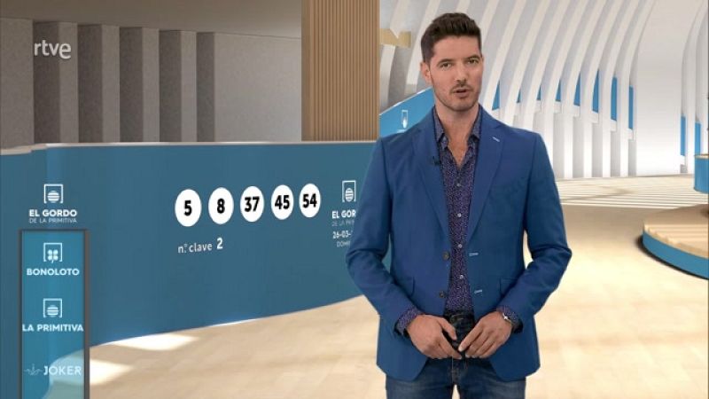 Sorteo de la Bonoloto y El Gordo de la Primitiva del 26/03/2023