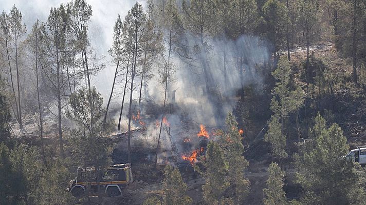 La hora de La 1 - El jefe de bomberos forestales de la Generalitat Valenciana, sobre el incendio de Castellón: "Nos enfrentamos a horas clave"