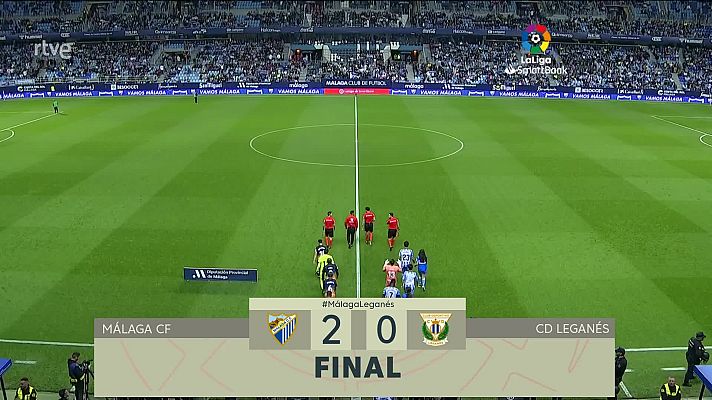 Resúmenes de LaLiga - Málaga - Leganés: resumen de la partido, 33ª jornada