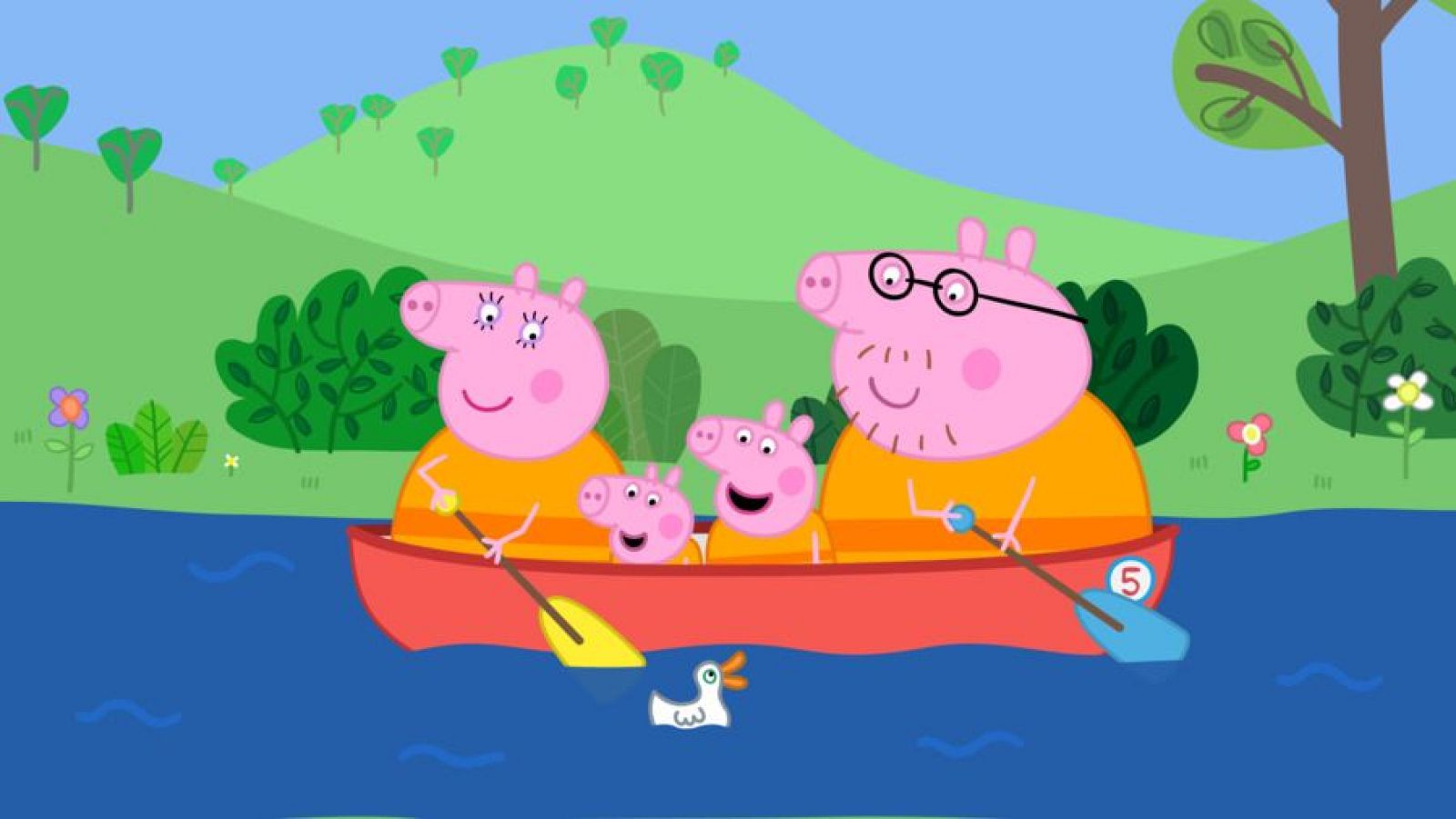 Paseo en canoa - Peppa Pig | Ver