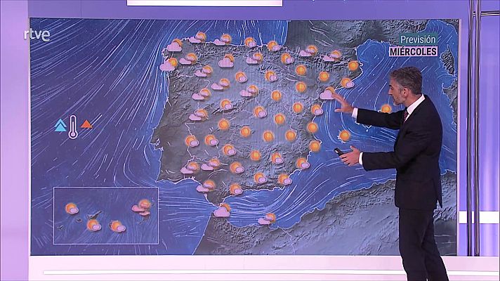 El tiempo - Intervalos de viento fuerte en el Estrecho