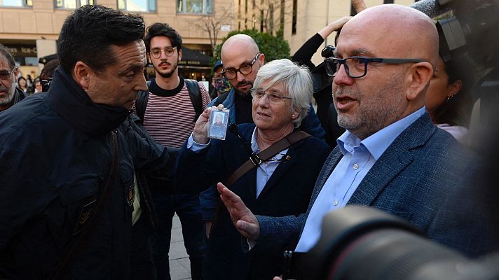 Telediario 2 - Los Mossos detienen a Ponsatí tras regresar a España