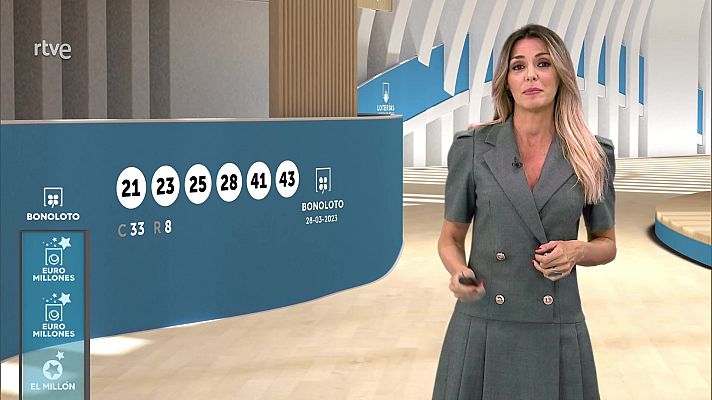 Loterías - Sorteo de la Bonoloto y Euromillones del 28/03/2023