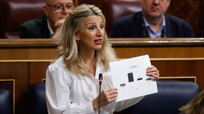 Informativo 24h - Vox acusa a Díaz de destruir empleo con la reforma laboral y la vicepresidenta le reprocha los ¿datos falsos¿