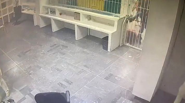 Telediario 1 - Nuevas imágenes sobre el incendio en un centro de migrantes en México