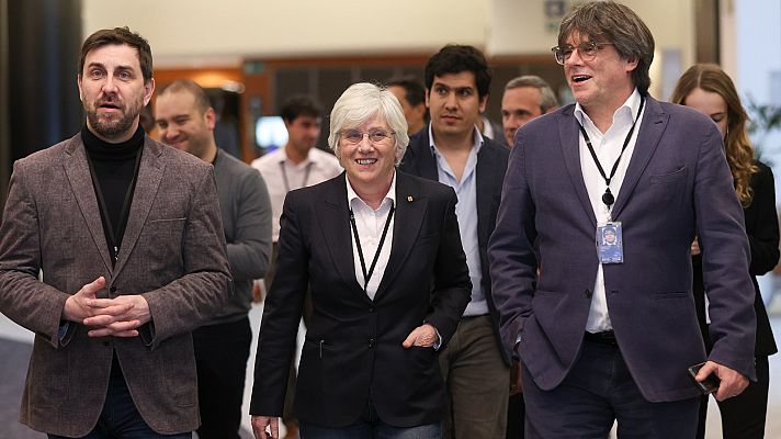 Telediario 2 - Ponsatí insta a la Eurocámara a defender su inmunidad