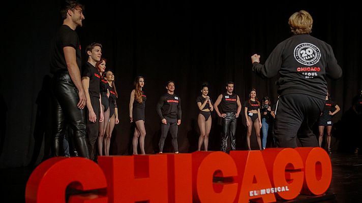 Telediario 1 - El musical 'Chicago' prepara su elenco para su próximo estreno en España