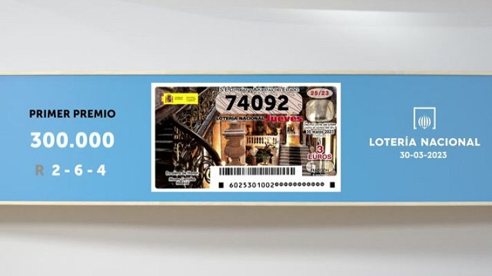 SELAE - Sorteo de la Lotería Nacional del 30/03/2023
