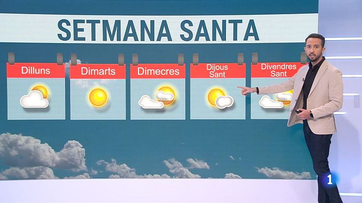 El temps - Canvi de temps abans d'una Setmana Santa estable i amb sol