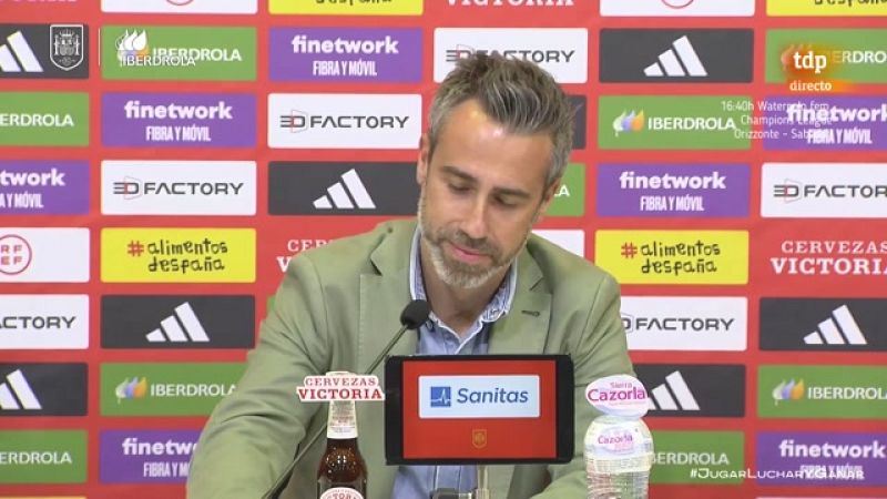 Jorge Vilda: "No hemos hablado con Alexia Putellas"