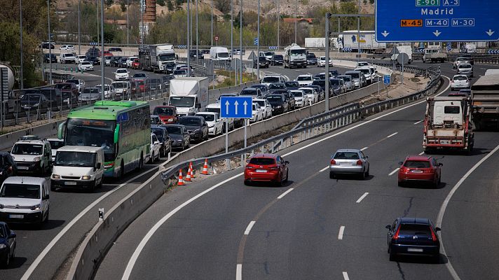 Telediario 1 - La estimación para esta Semana Santa es de 16 millones de viajes por carretera