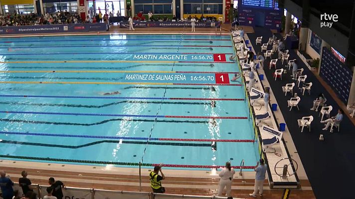 Natación - Empate por el oro en los 1.500 m del Campeonato de España