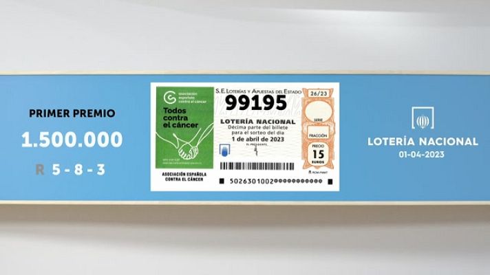 SELAE - Sorteo de la Lotería Nacional del 01/04/2023