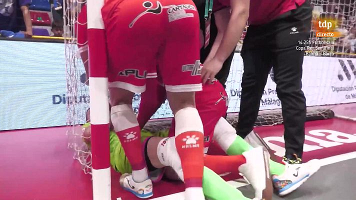  - Una parada con la cara que vale una final de Copa para Jimbee Cartagena