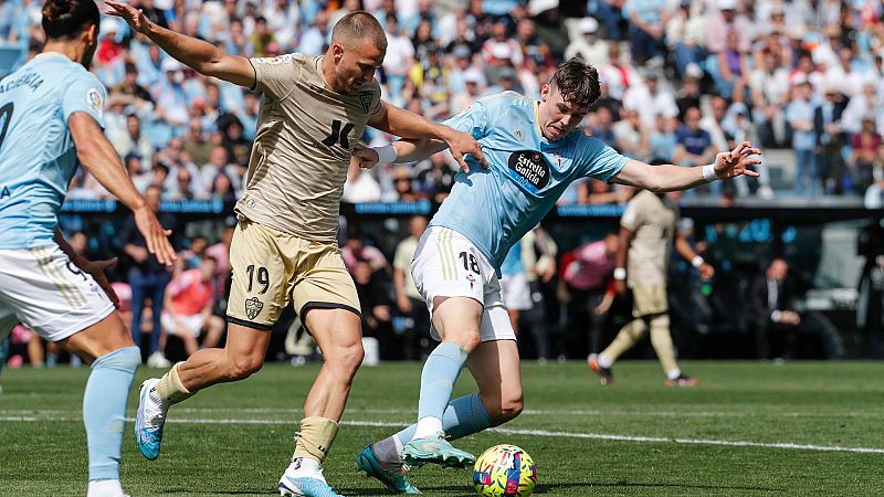 Celta - Almería: resumen del partido de la 27ª jornada de la Liga - ver ahora