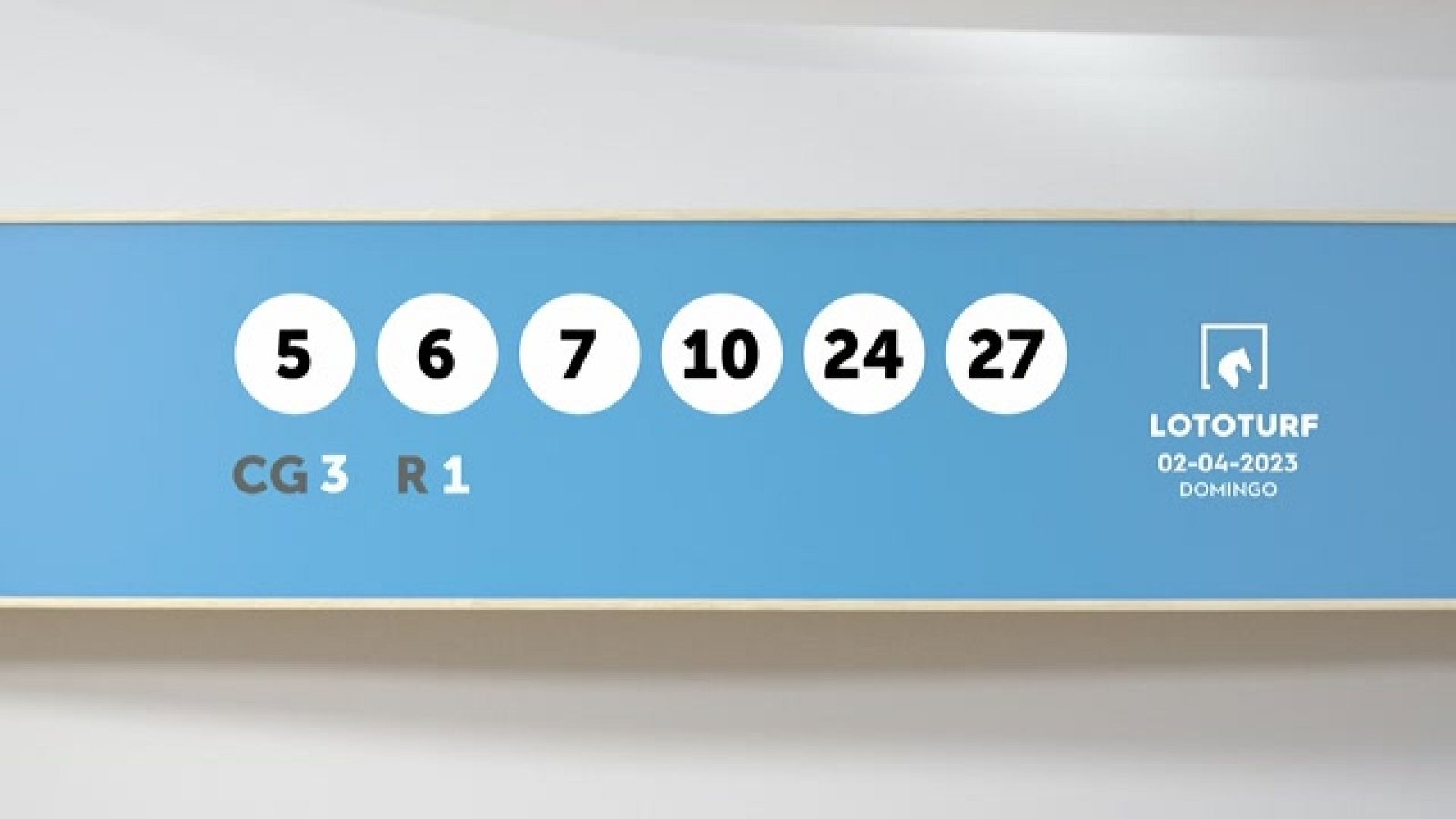 Sorteo de la Lotería Lototurf del 02/04/2023 - Ver ahora