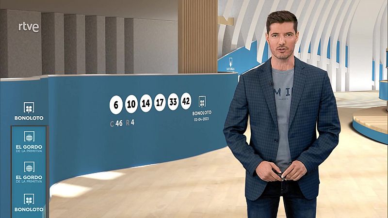 Sorteo de la Bonoloto y El Gordo de la Primitiva del 02/04/2023 - ver ahora