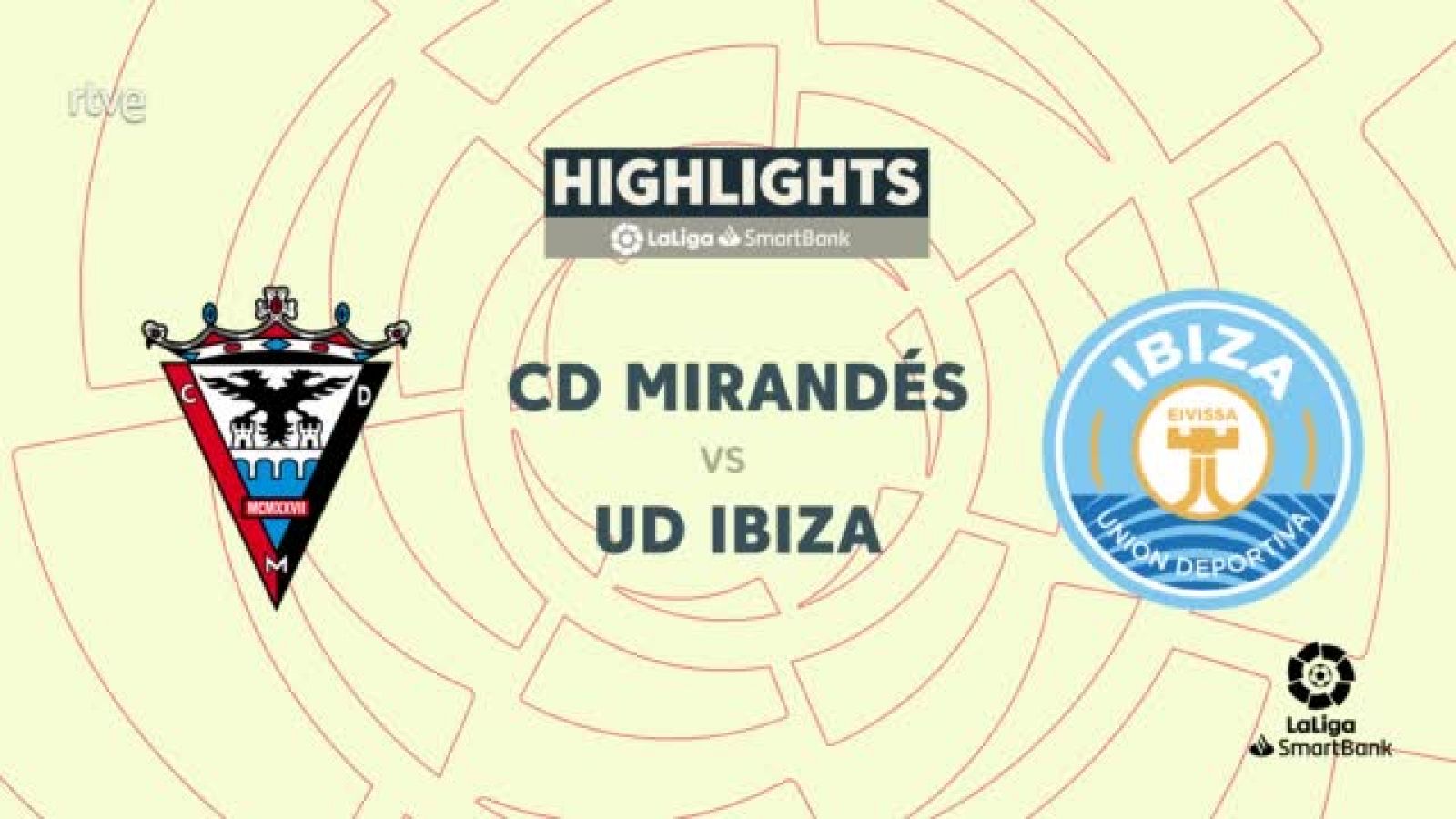 Mirandés - Ibiza: resumen del partido de la 34ª jornada de Liga | Segunda -- ver ahora
