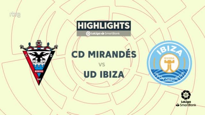 Resúmenes de LaLiga - Mirandés - Ibiza: resumen partido 34ª jornada  Segunda