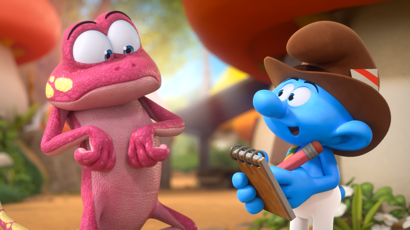 El lagarto - Los pitufos | Ver