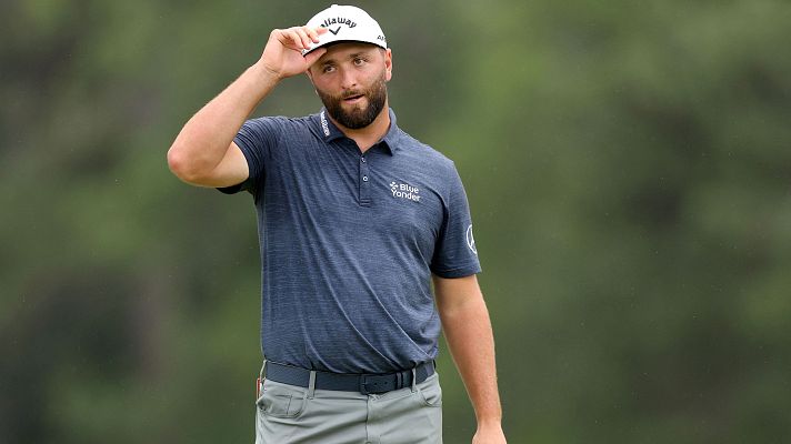 Telediario 1 - Rahm protagoniza una remontada para acabar líder en el primer día de Augusta