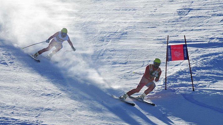 Telediario 1 - ¿Cómo es esquiar sin visión?