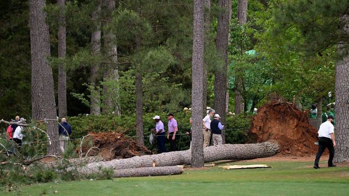 Telediario Fin de Semana - Tremendo susto en el Masters de Augusta tras la caída de tres árboles