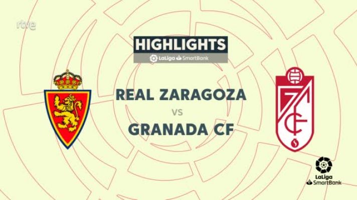 Resúmenes de LaLiga - Zaragoza - Granada: resumen partido 35ª jornada Segunda