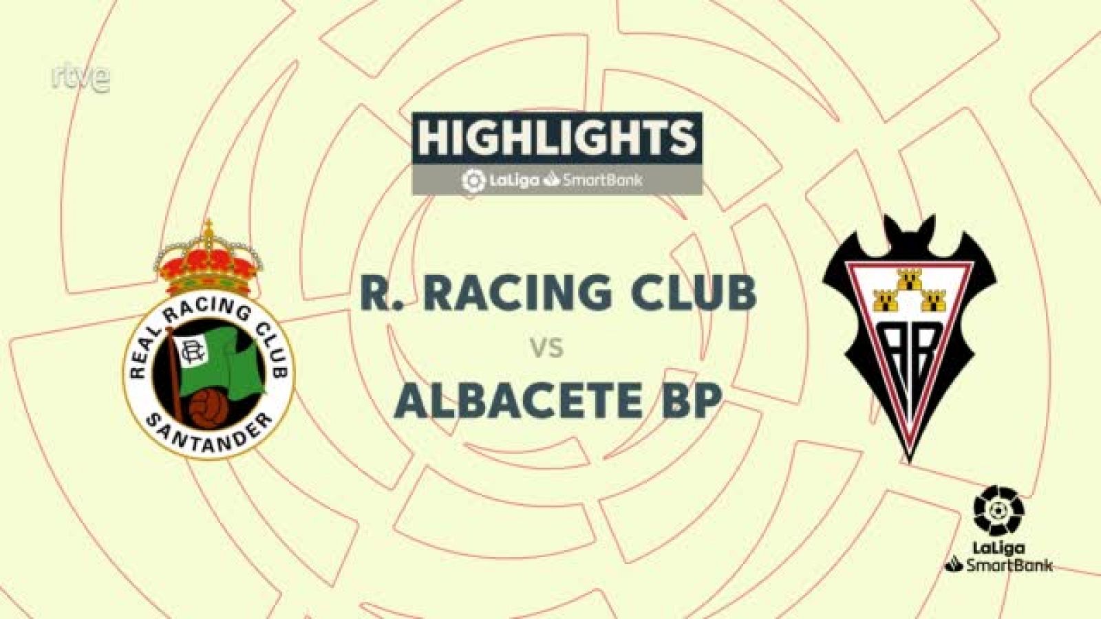 Racing - Albacete: resumen del partido de la 35ª jornada