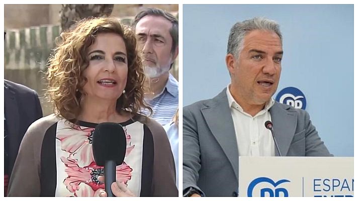 Telediario Fin de Semana - El PSOE critica el "catastrofismo indocumentado" del PP, que acusa al Gobierno de "tomar el pelo" a los españoles