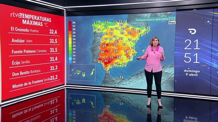 El tiempo - Temperaturas diurnas en descenso en Galicia y extremo sureste peninsular