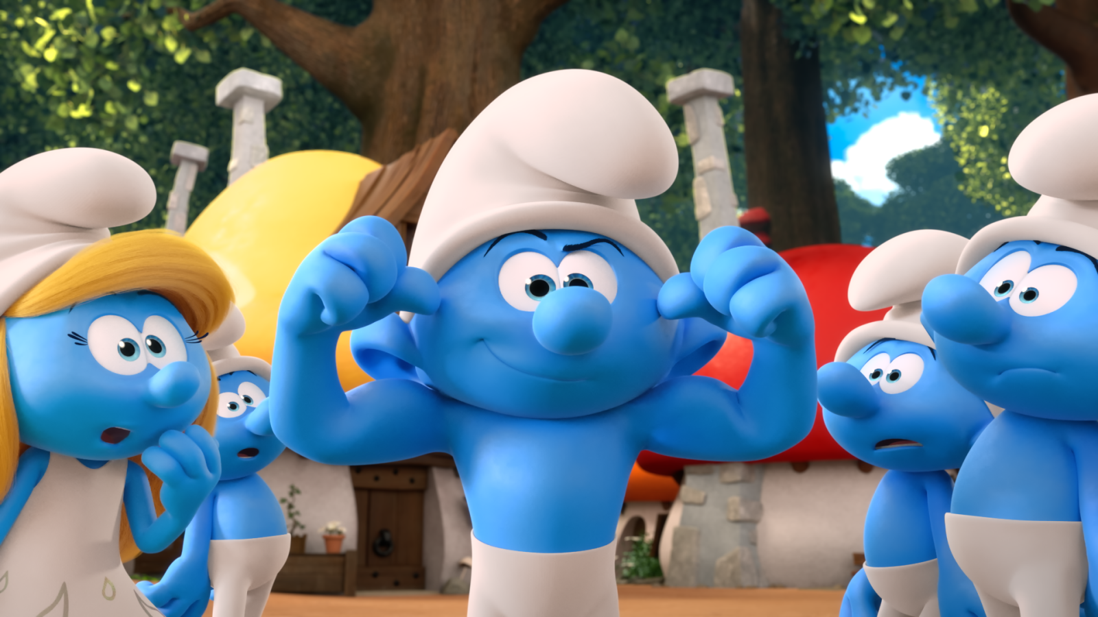 ¿Quién es el más fuerte? - Los pitufos | Ver