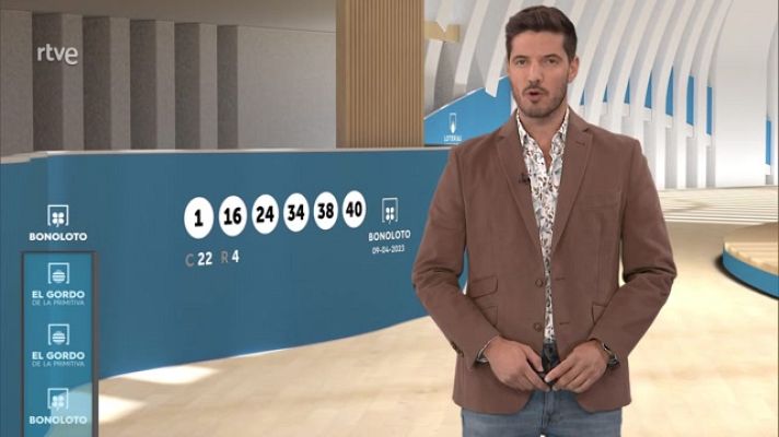 Loterías - Sorteo de la Bonoloto y El Gordo de la Primitiva del 09/04/2023