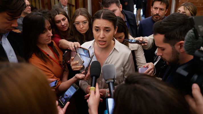 Telediario 1 - Unidas Podemos registra enmiendas al 'sí es sí' tras no lograr acuerdo con el PSOE para colocar la violencia como agravante