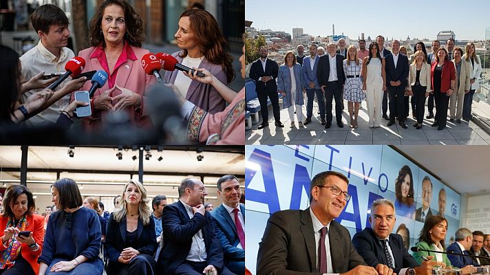 Telediario 2 - La precampaña para las elecciones inunda la política