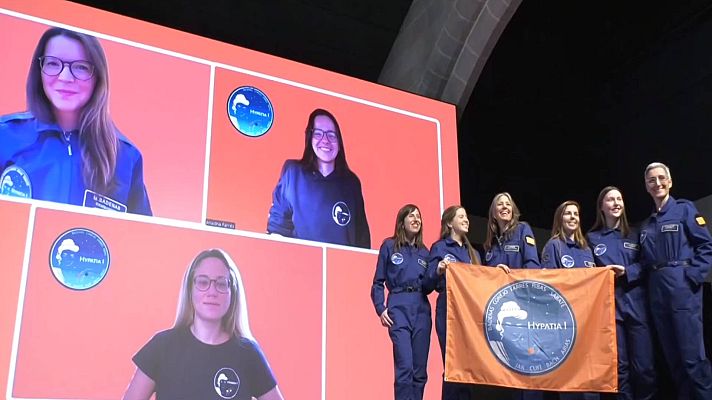 Telediario 2 - Misión Hypatia I: nueve científicas recrearán un viaje a Marte